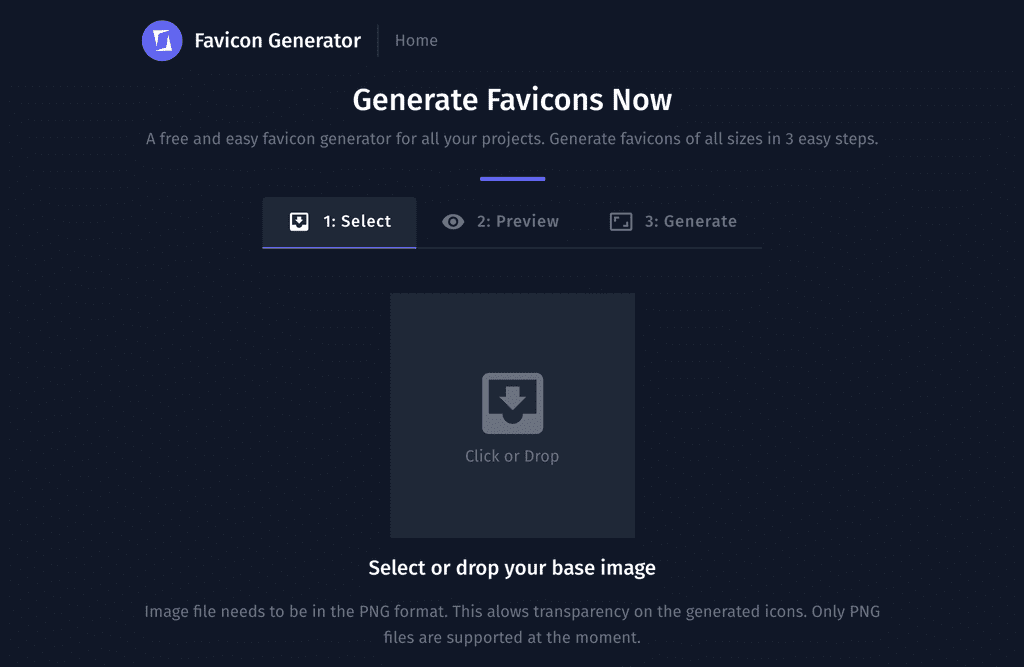 drupal favicon app icon generator